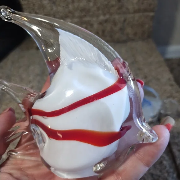 Glass Fish Paperweight Nautical Tropical Set Of 4 Paperweights - Picture 5 of 15